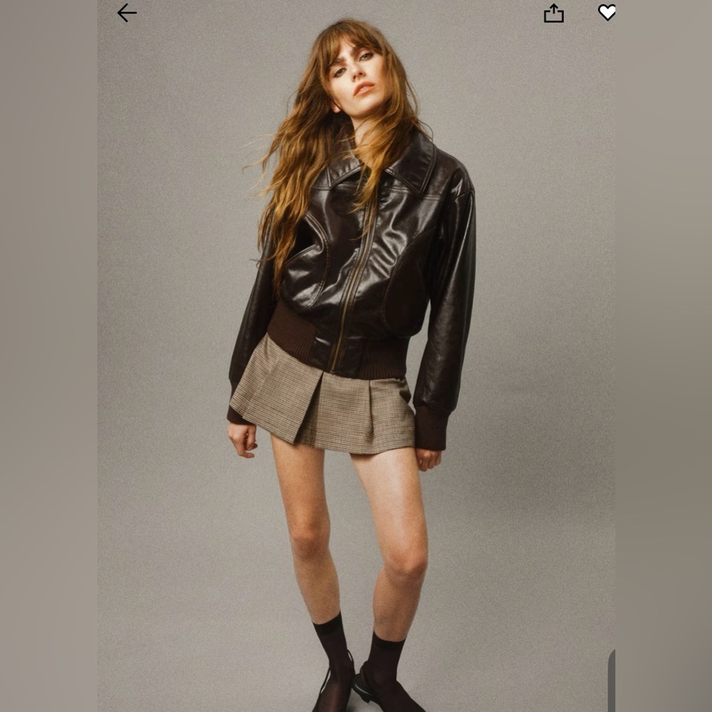 H&M PLEATED SKOT Sz6‎